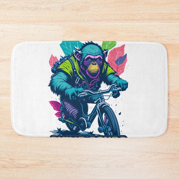 Item preview, Chimp Riding a Bike - Chimp Squad designed and sold by SlucidShop.