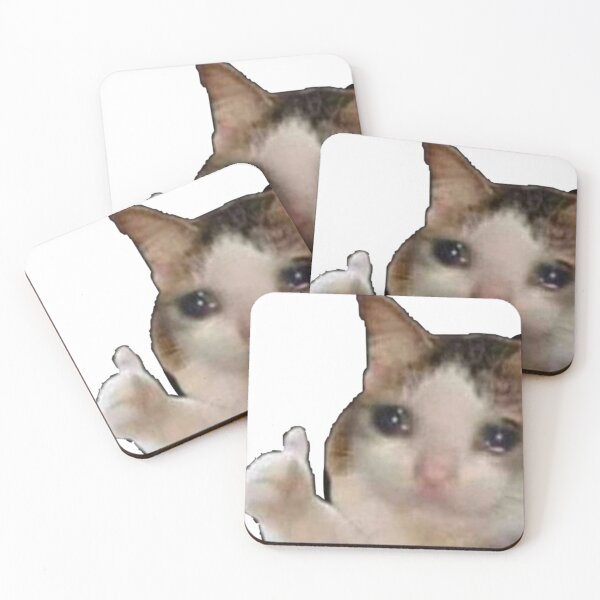 Item preview, sad gato designed and sold by SeyMeme.
