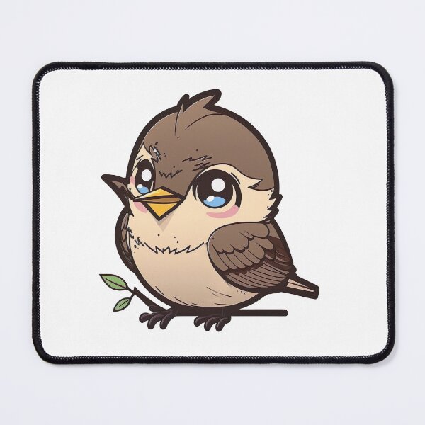 Item preview, Backyard Songbirds - A Super Cute Little Sparrow designed and sold by Kalligraphika.