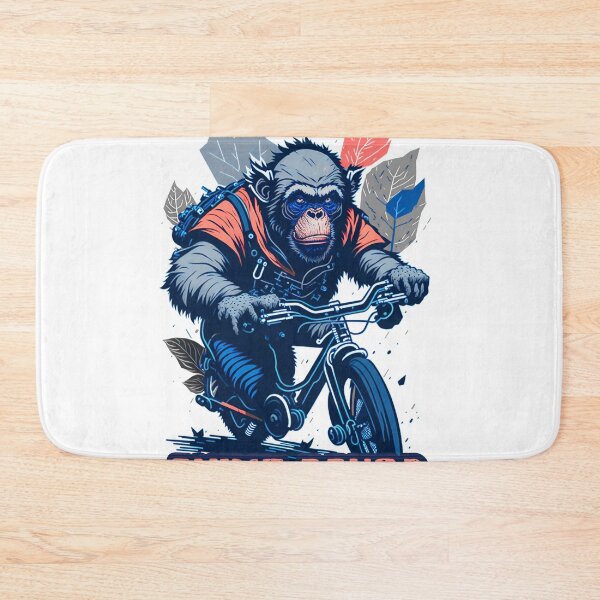 Item preview, Chimp Riding a Bike - Chimp Squad designed and sold by SlucidShop.