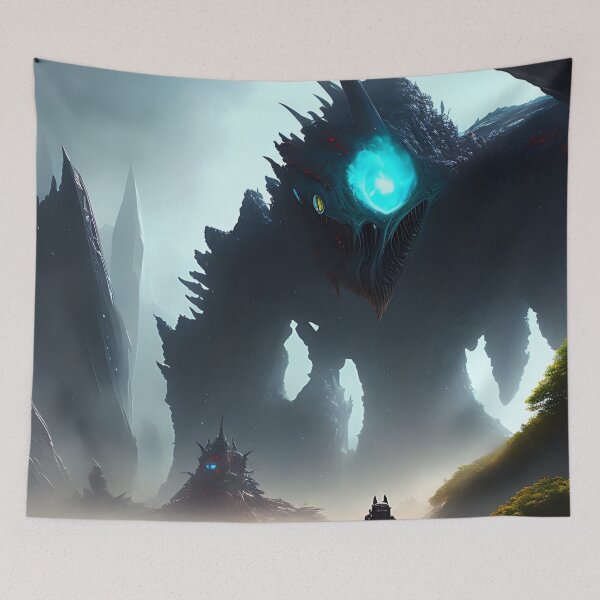 Item preview, Celestial Monster God on Planet designed and sold by Space-Wear.