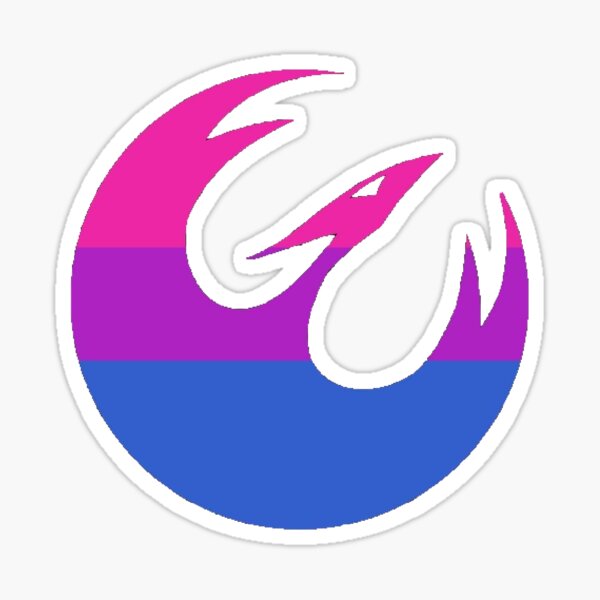 Item preview, Bisexual Pride Rebel Logo designed and sold by starbirdclan.