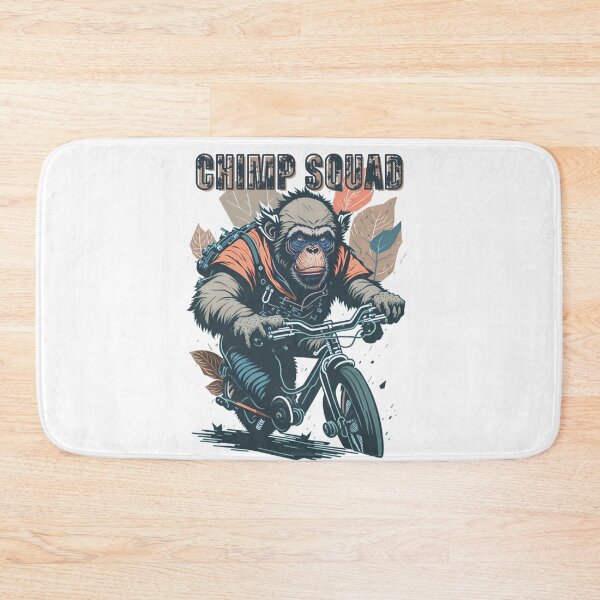 Item preview, Vintage Chimp Riding a Bike - Chimp Squad designed and sold by SlucidShop.