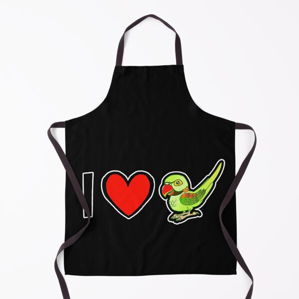 Item preview, I love cute and chubby Alexandrine Parrot designed and sold by DynieKid.