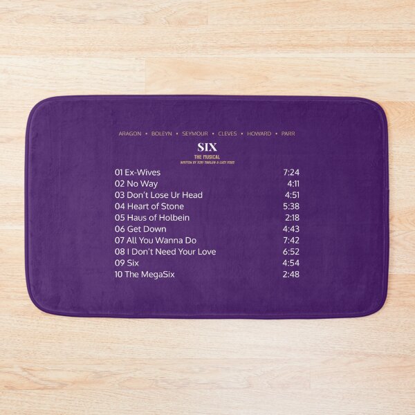 Item preview, SIX The Musical Tracklist designed and sold by BlackwellNY.