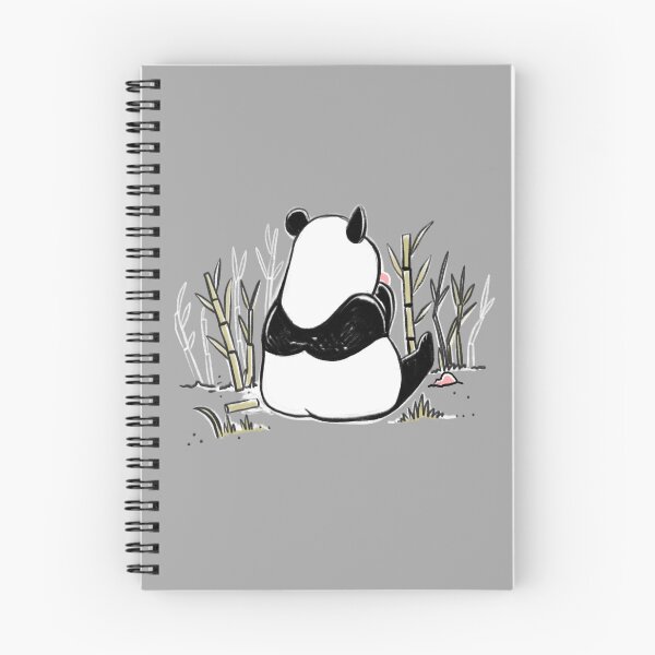 Item preview, Panda sitting with Bamboo designed and sold by cheekyfoxart.