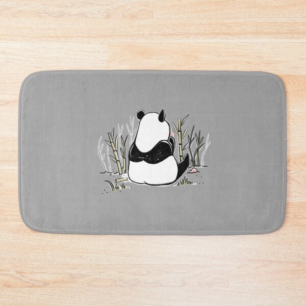 Item preview, Panda sitting with Bamboo designed and sold by cheekyfoxart.