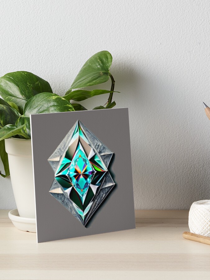 The glow of a diamond Art Board Print for Sale by SDiazStyle