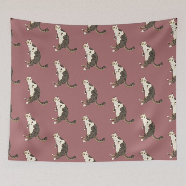 Item preview, sleeping cat.  designed and sold by bessiebananas.