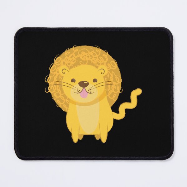 Item preview, Little Lion in yellow designed and sold by cheekyfoxart.