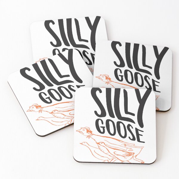 Item preview, Siilly Goose On Board | Funny Saying With Edward Lear Orange Vintage Goose Illustration designed and sold by Zazizu.
