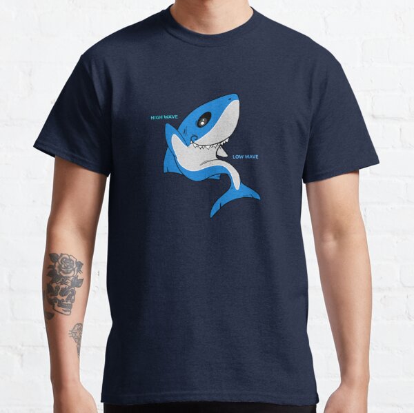 High wave and low wave by Sharky Classic T-Shirt