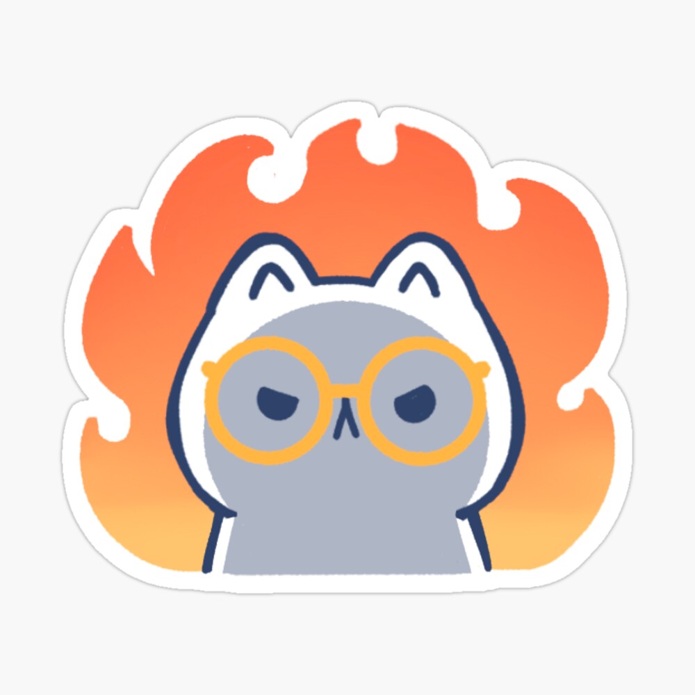 Angry Cat Chibi Angry Sticker - Angry Cat Chibi Angry Cat