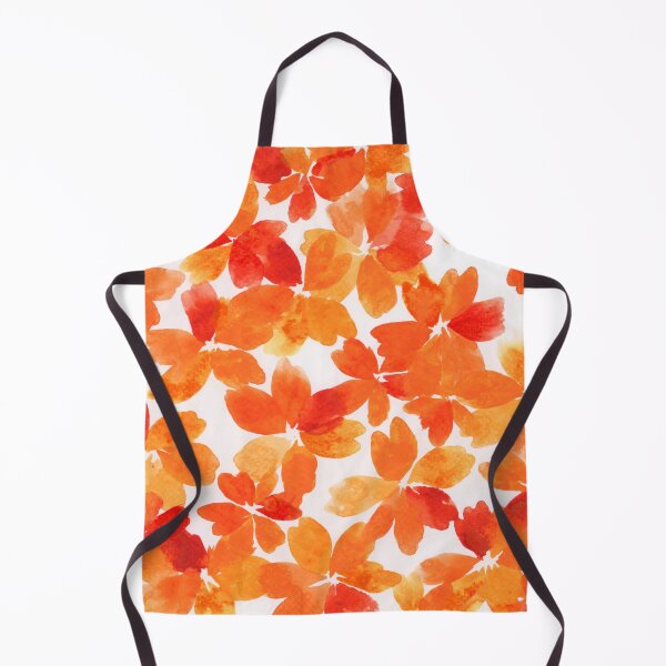 Item preview, Florals in Orange Watercolour Collection designed and sold by Ivy Uttaro.