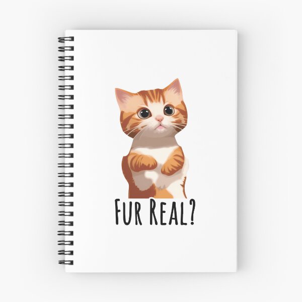 Item preview, Fur Real? Cute Kitten pun For Real clipart sticker design, Cat Sticker designed and sold by dreamartjohnny.