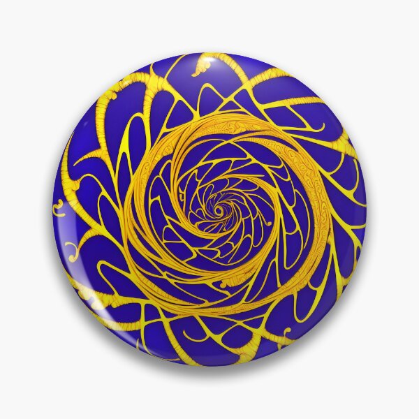 Item preview, Spiral Gold On Royal Blue 2 - SPIRALS designed and sold by internlvisions.