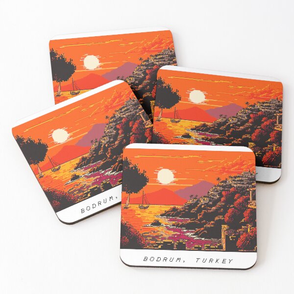 Item preview, Bodrum Pixel Art Retro designed and sold by PixelAirlines.