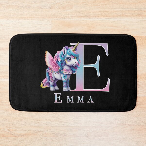 Item preview, Emma name with a cute unicorn designed and sold by Lubellebubble20.