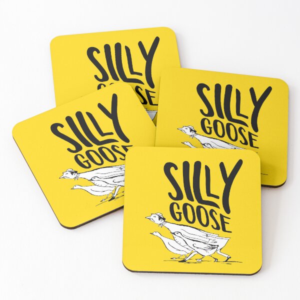 Item preview, Silly Goose | Funny Saying With Black And White Words And Edward Lear Vintage Goose Illustration designed and sold by Zazizu.