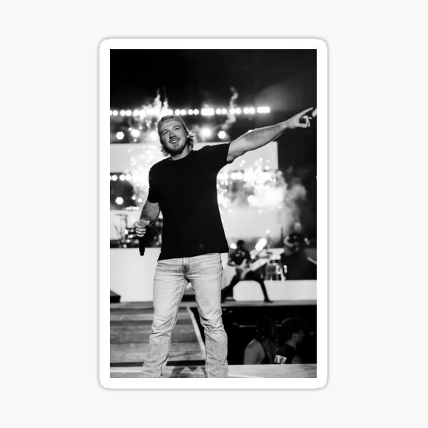 This is morgan cool concert bw Sticker