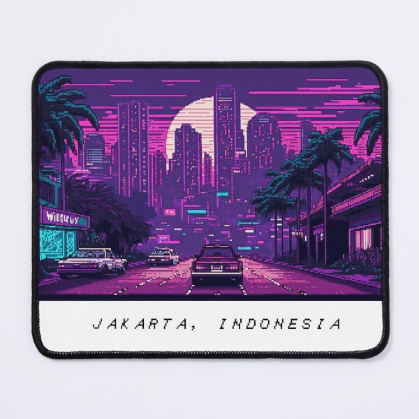 Item preview, Jakarta Pixel Art Retro designed and sold by PixelAirlines.