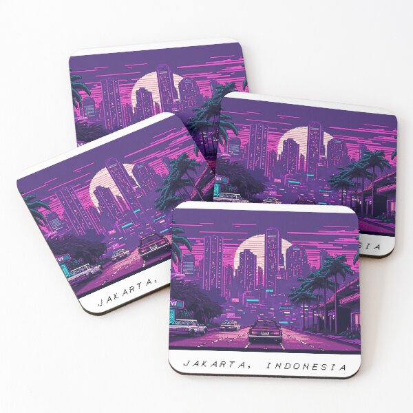 Item preview, Jakarta Pixel Art Retro designed and sold by PixelAirlines.