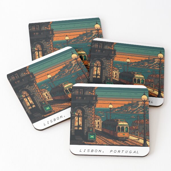Item preview, Copie de Lisbon Pixel Art Retro designed and sold by PixelAirlines.