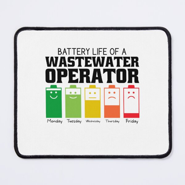 Item preview, Battery Life Of A Wastewater Operator  designed and sold by wittyshop.