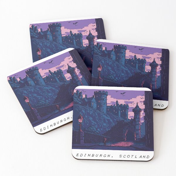 Item preview, Copie de Edinburgh Pixel Art Retro designed and sold by PixelAirlines.