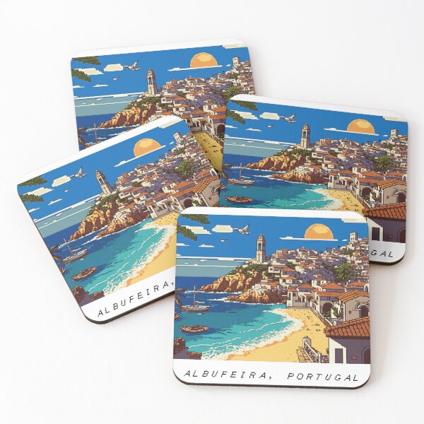 Item preview, Copie de Albufeira Pixel Art Retro designed and sold by PixelAirlines.