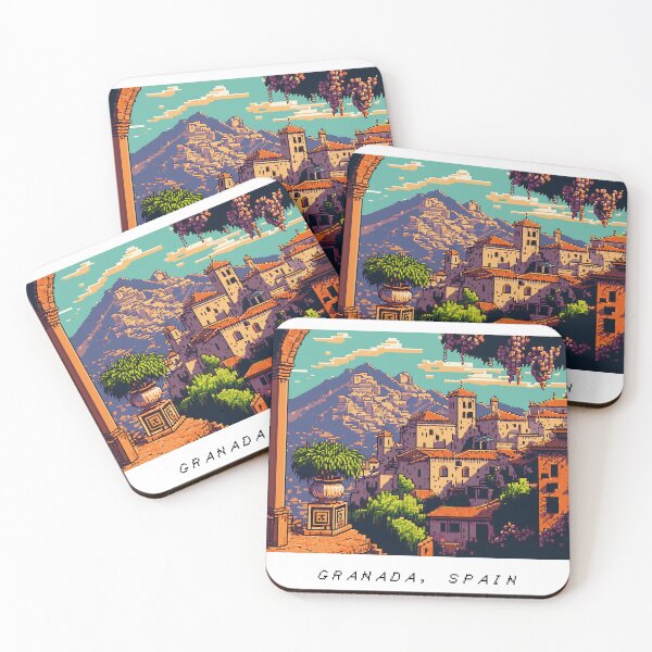 Item preview, Copie de Granada Pixel Art Retro designed and sold by PixelAirlines.