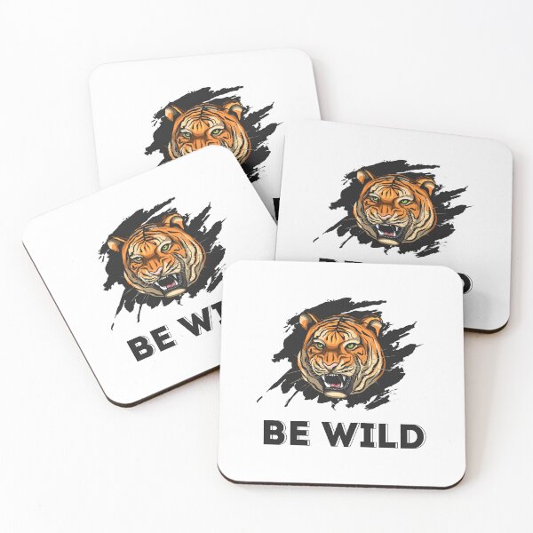 Item preview, Slogan with realistic tiger designed and sold by stock store.