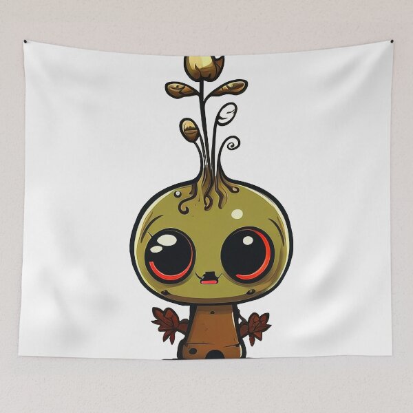 Item preview, Friendly Plants-04 designed and sold by EarthyImpress.