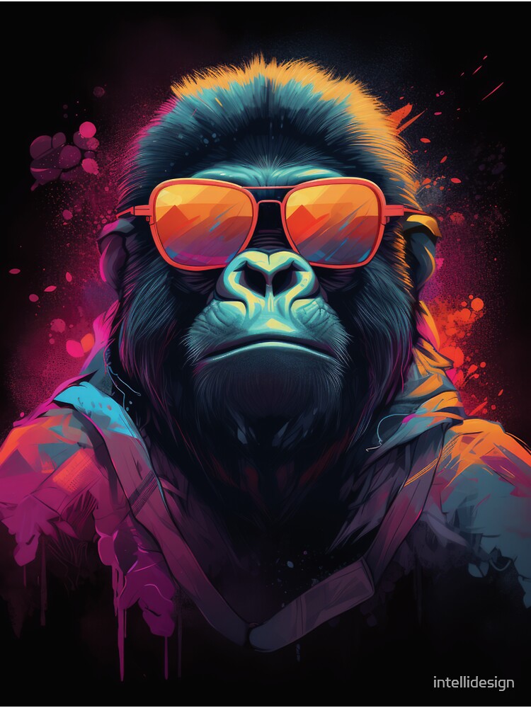 100% fit guarantee Wise Swag Monkey Canvas Wall Art , Chimps Earphone  Animal Canvas Painting for Living Room Modern Home Decor 3 PCs No Frame HD  wallpaper | Pxfuel