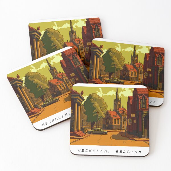 Item preview, Mechelen Pixel Art Retro designed and sold by PixelAirlines.