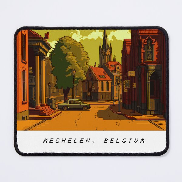 Item preview, Mechelen Pixel Art Retro designed and sold by PixelAirlines.