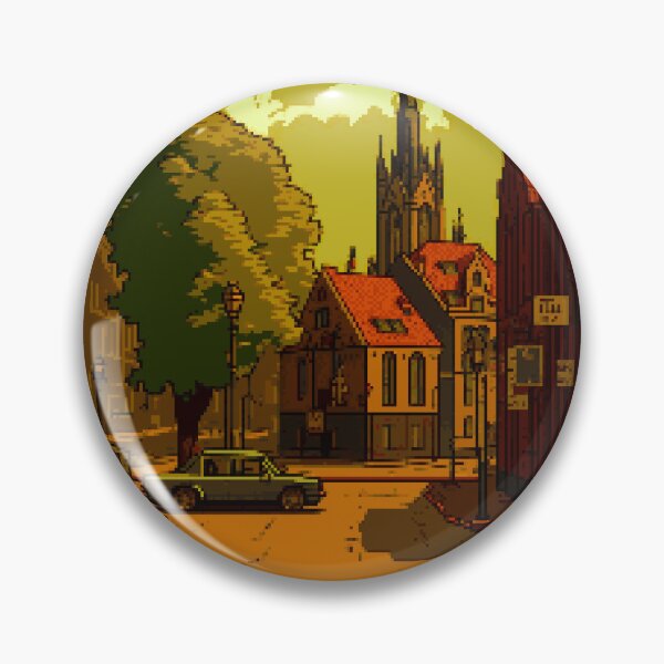 Item preview, Mechelen Pixel Art Retro designed and sold by PixelAirlines.