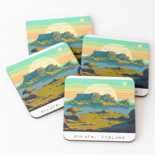 Item preview, Myvatn Pixel Art Retro designed and sold by PixelAirlines.