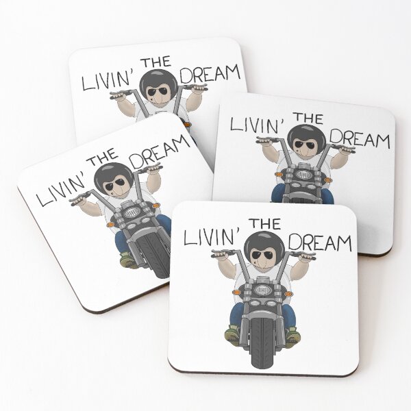 Item preview, Living the Dream (Motorcycle) designed and sold by Hillary  Butler.