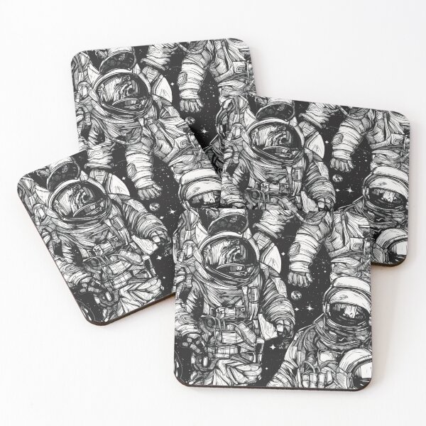 Item preview, Astronaut seamless pattern designed and sold by WolfMoonFlower.