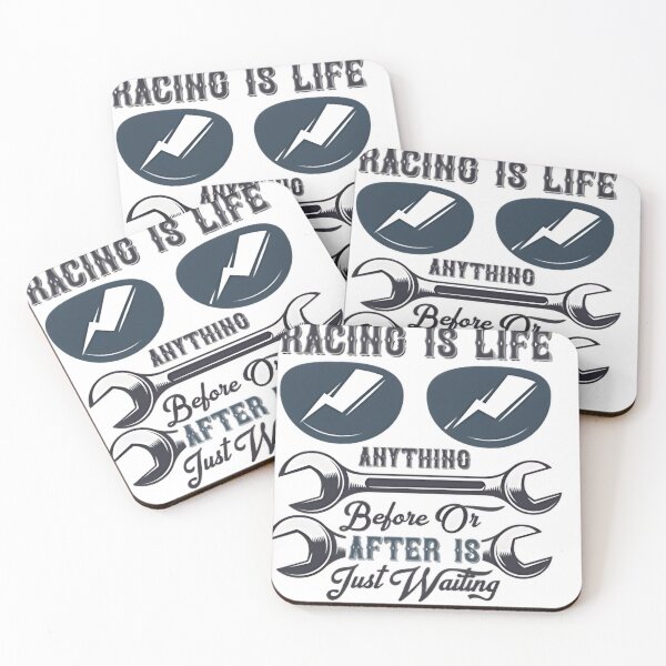 Item preview, Racing is life anything before or after is just waiting. T-shirt  designed and sold by Print-and-Prose.
