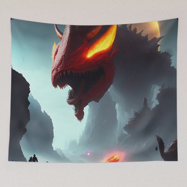 Item preview, Dragon God Watching Over Planet designed and sold by Space-Wear.
