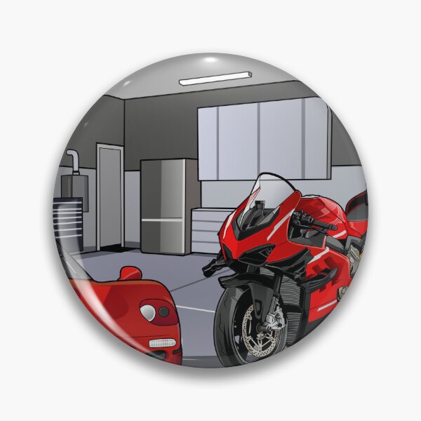 Item preview, Ferrari x Ducati in garage designed and sold by MotorcycleLove.
