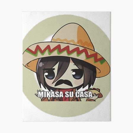 Titan Art Board Prints Redbubble - attack on titan mikasa su casa sale roblox