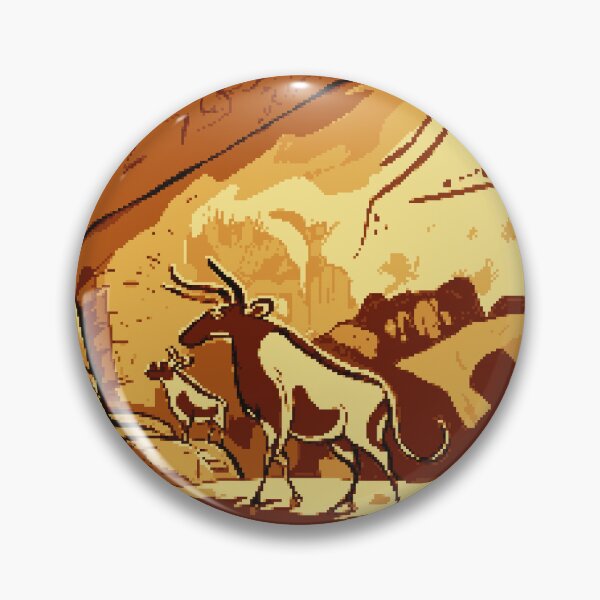 Item preview, Lascaux Caves Pixel Art Retro designed and sold by PixelAirlines.