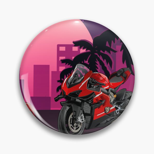 Item preview, Miami nights Ducati x Ferrari designed and sold by MotorcycleLove.