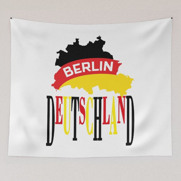 Item preview, BERLIN DEUTSCHLAND MAP FLAG GERMAN COLORFUL CUTE designed and sold by al21ex.
