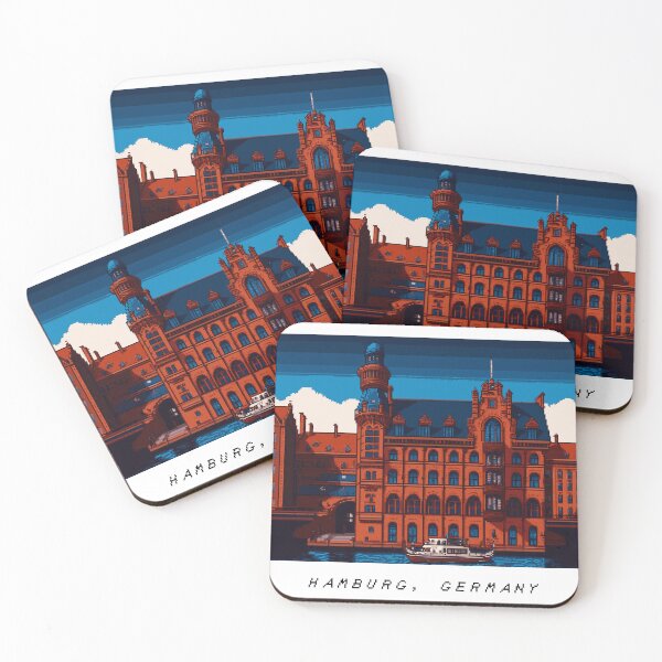 Item preview, Hamburg Pixel Art Retro designed and sold by PixelAirlines.