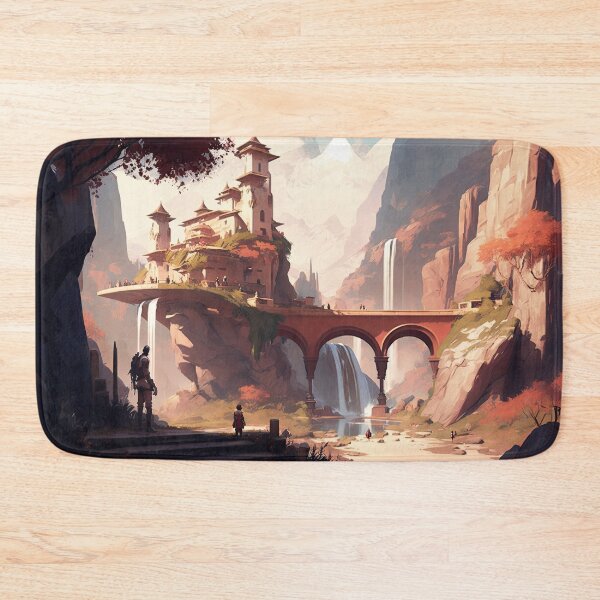 Artikelvorschau, Mystical England: A Magical Animated Journey to an Ancient Castle and a Stunning Waterfall entworfen und verkauft von FireScreen.