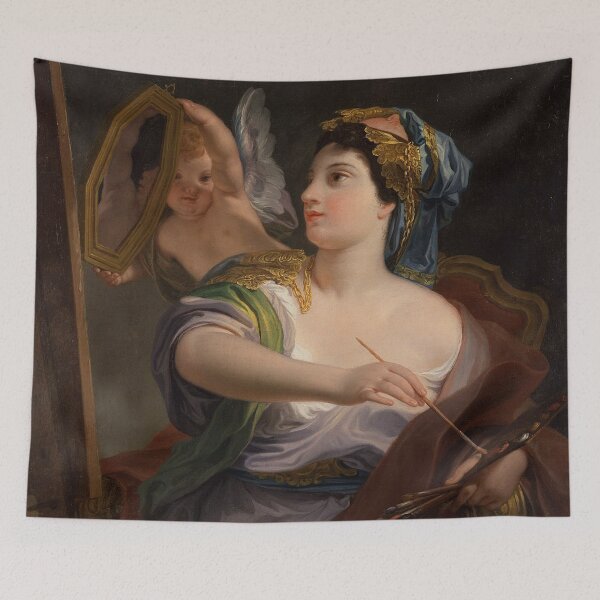 Item preview, Allegory of Painting by Domenico Corvi designed and sold by tiffanyresu.
